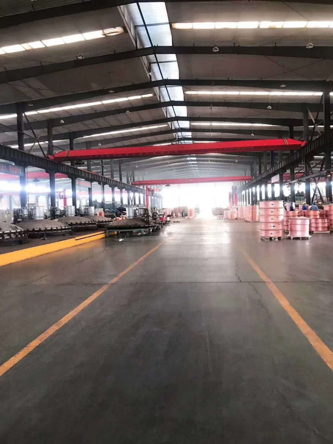 銅管生產現場-盤管退火、包裝區